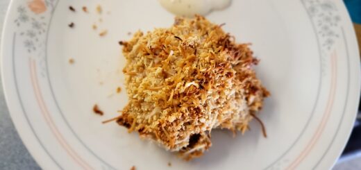 Baked Cashew Chicken with Coconut dish