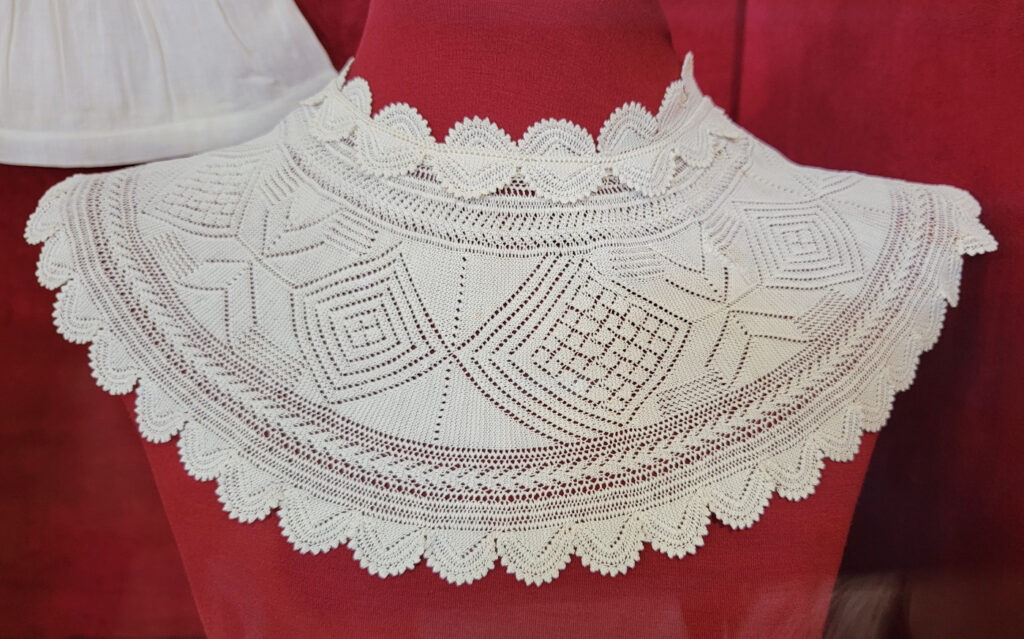 Lace collar in Yuma Prison museum