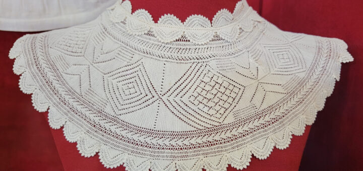 Lace collar in Yuma Prison museum