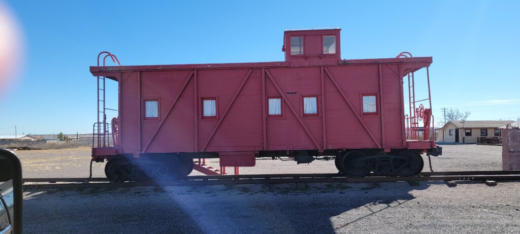 Red Caboose at Columbus Railroad Depot Museum