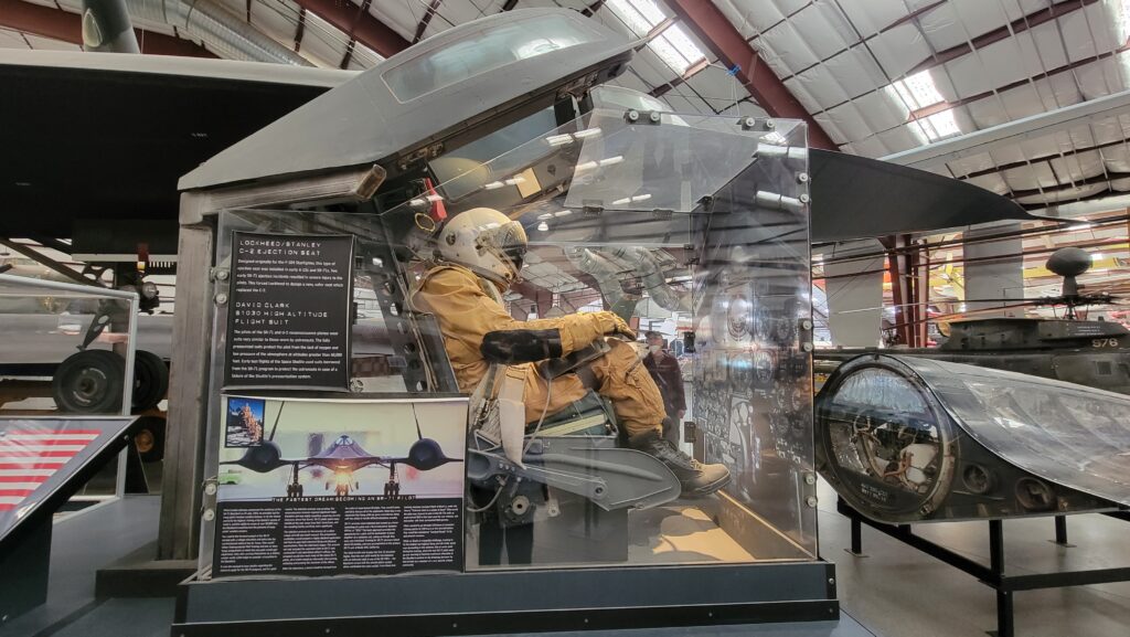 Flight suite for the SR-71 at Pima Air & Space Museum