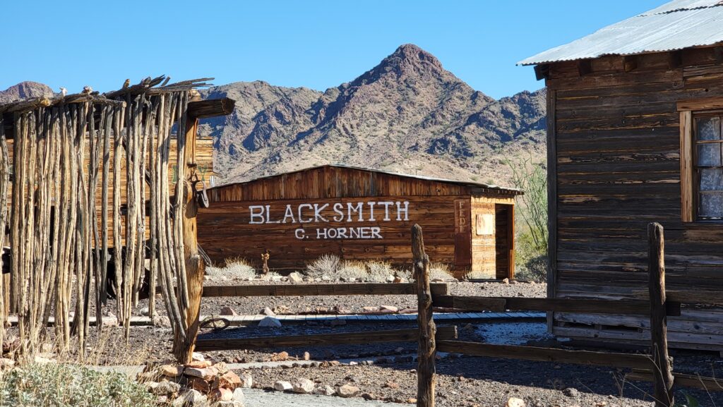 Castle Dome blacksmith shop