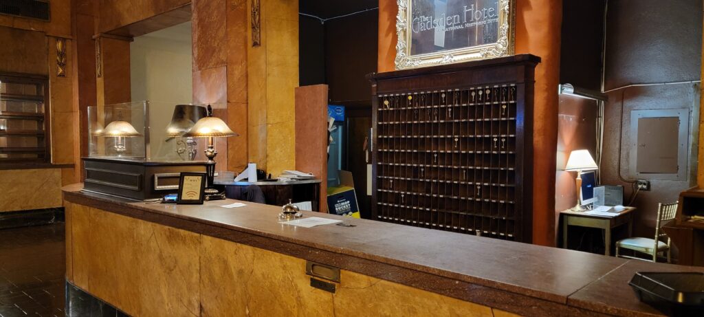 Hotel Gadsden, Douglas, AZ, lobby