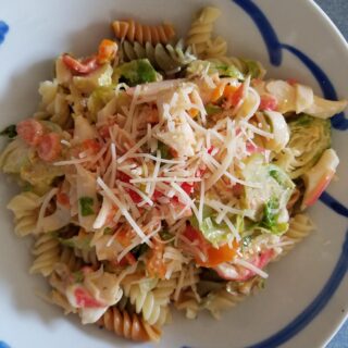Salmon Pasta Al Fresco