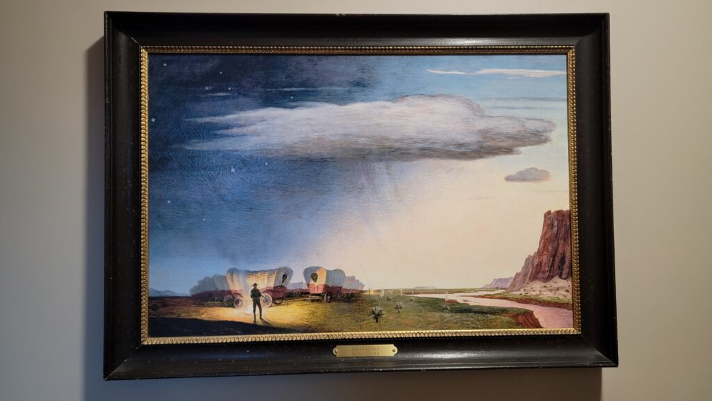 Peter Hurd's "Toward a New World" painting