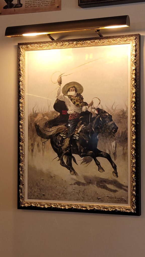 Frederic Remington's "California Vaquero Lassos a Steer"